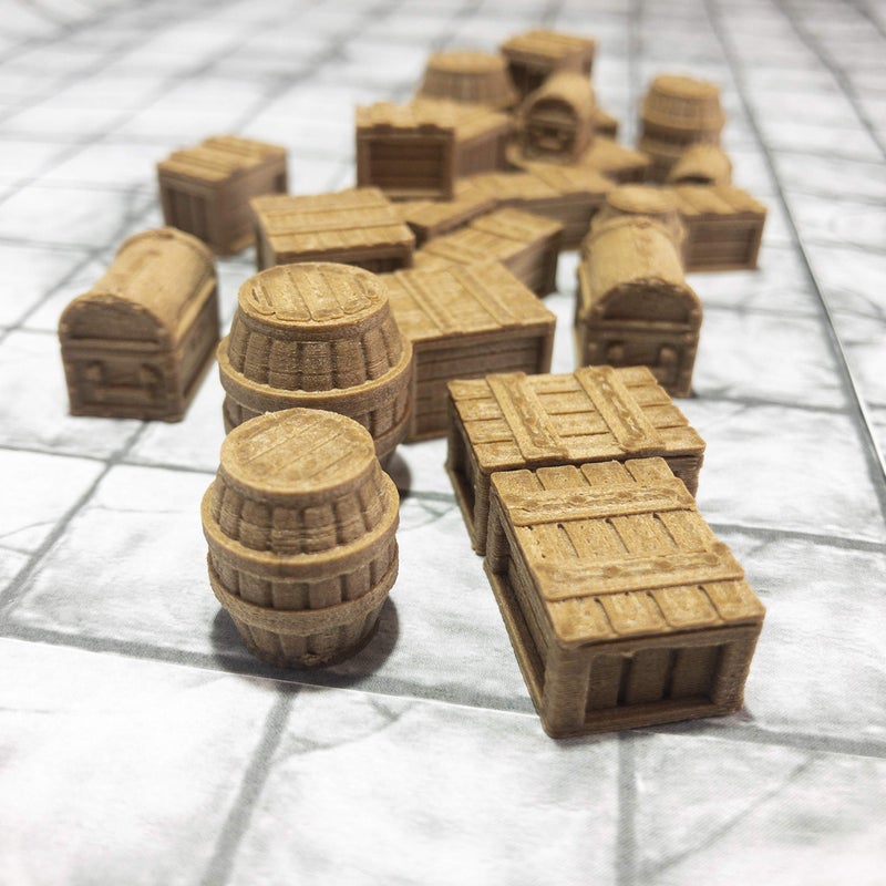 Extruded Gaming Crates Barrels and Chests - Image 3